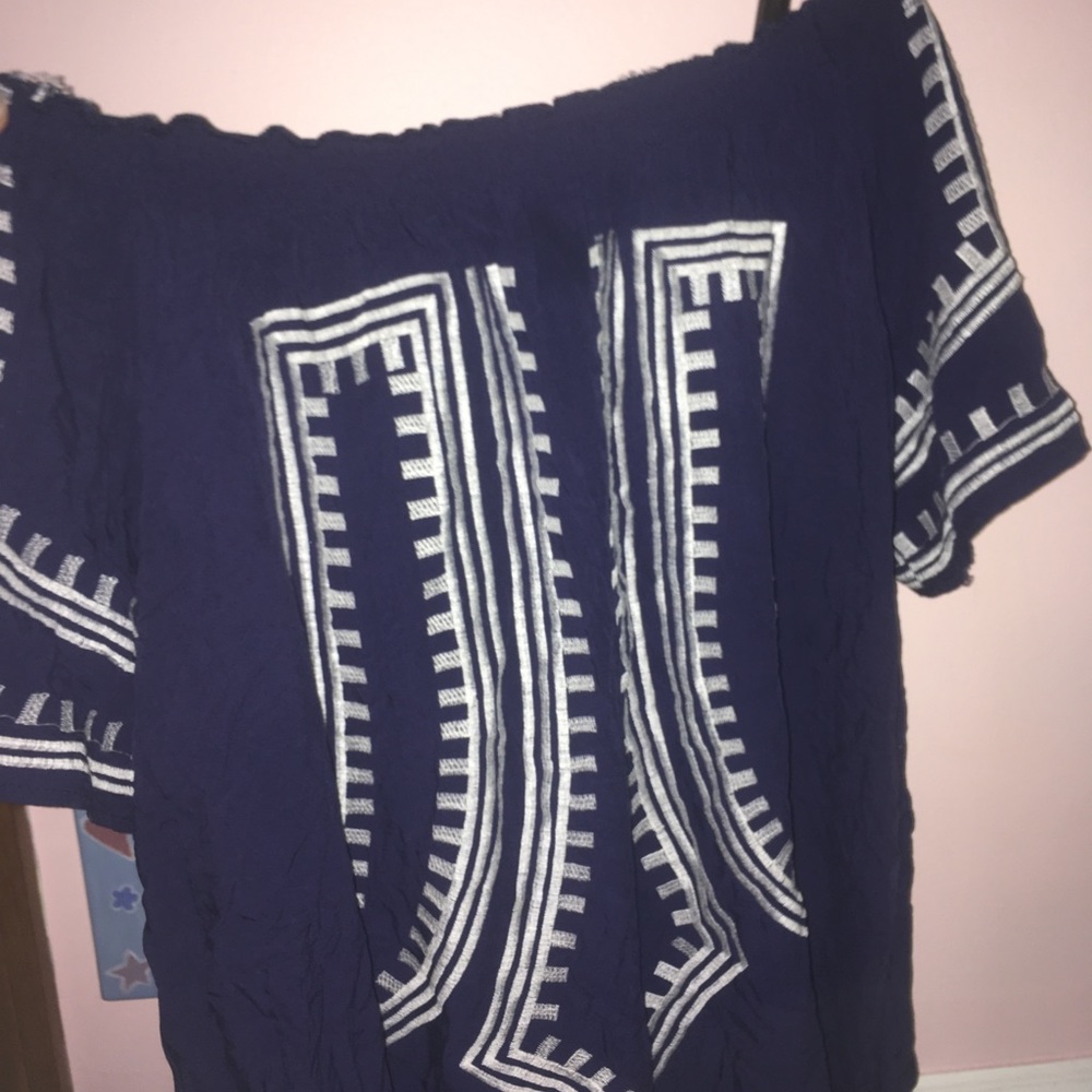 Off the shoulder beach cover-up